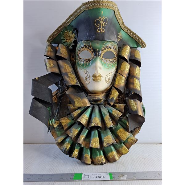 Venetian Jester Mask - Made in Italy