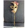 Image 1 : Venetian Half Mask - Made In Italy