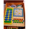Image 4 : "Deluxe Game" Wooden Box Checkers/ Crib/ Chinese Checkers/ Dice