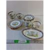 "Silver Birch" Royal Albert China - Cream And Sugar/ 8" Platters/ Sm Plates/ Cups And Saucers