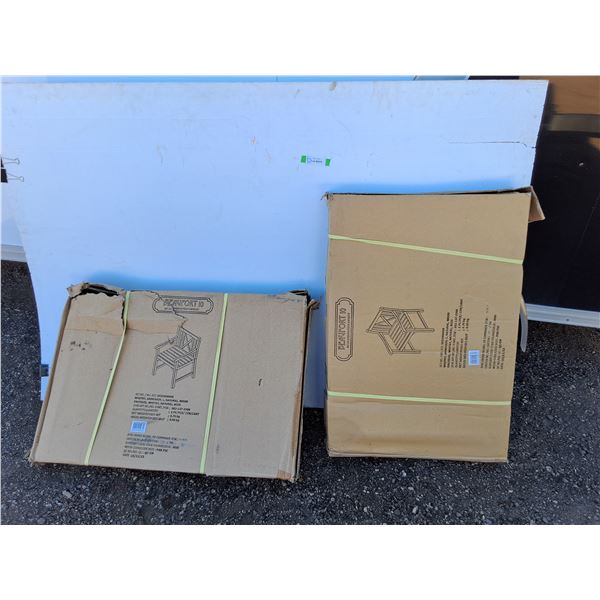 *(2) Patio Chairs, NIB- Cannot Ship