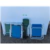 Image 1 : **(5) Folding Lawn Chairs, Cannot Ship