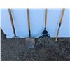 Image 2 : **Pitchfork, Rake, Shovel- As Is Up to 64", Cannot Ship