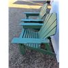 Image 2 : **(2) Wooden Outdoor Chairs Up to 37"- As Is, Cannot Ship