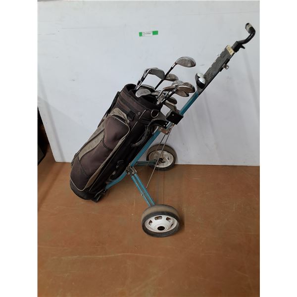 *Golf Caddy, Bag & Clubs Up to 45.5" Tall, Cannot Ship