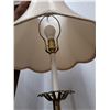 Image 3 : *Metal Floor Lamp with Fabric Shade- Powers On, Cannot Ship