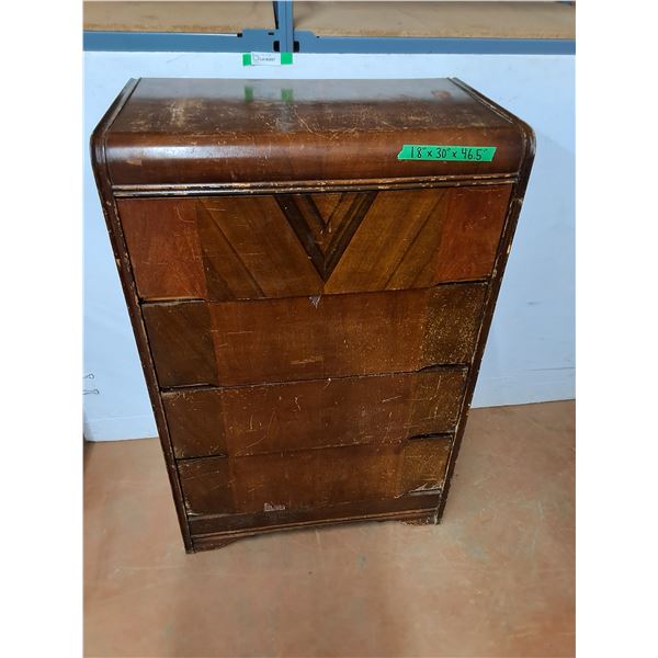 *Wooden Dresser with 4 Drawers, Cannot Ship