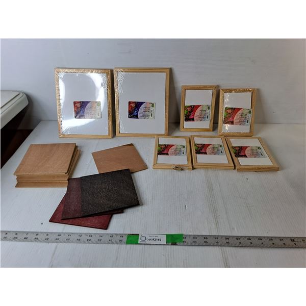 Canvas Frames & Wood Tiles 6"
