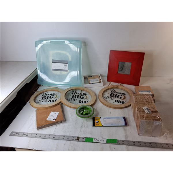 Scrapbook Storage Case, Receipt Book, Sink Strainer, Misc.