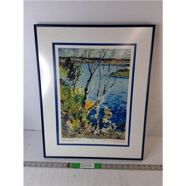 'River Bank' Acrylic Painting by Wyona Mulcaster