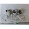 Image 1 : (3) Potlights, One Bulb- All Power On