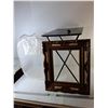 Image 1 : Laundry Hamper, Photo Frame 21.75" x 18", Folding Table- As Is - PICK UP ONLY
