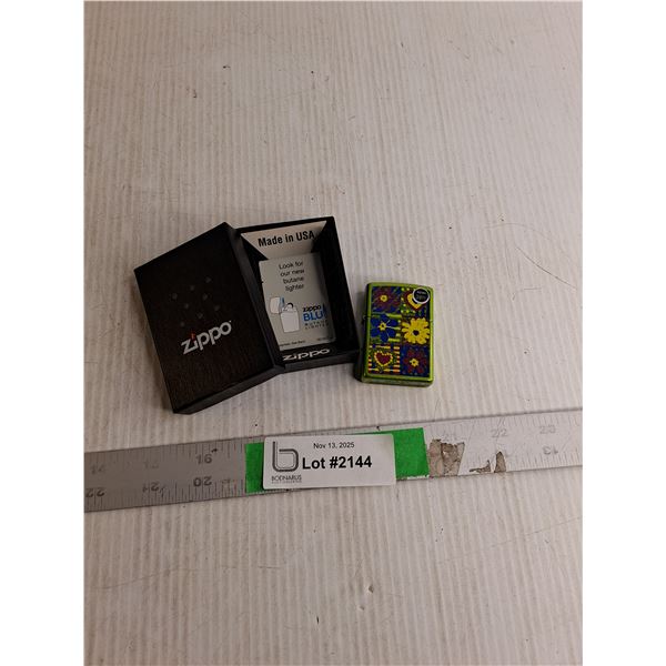 Floral Design Zippo Lighter