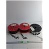 Image 1 : (3) Spools Of Chain - Antique Brass/ Black/ White