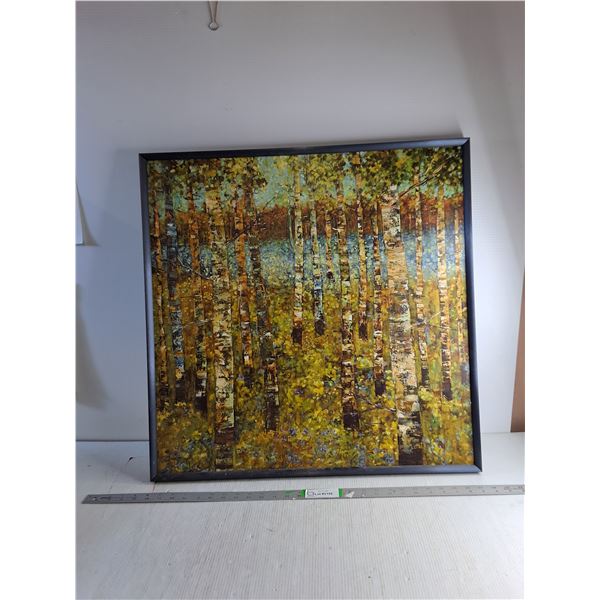 *Framed Art Print 27 1/4" x 27 1/4"