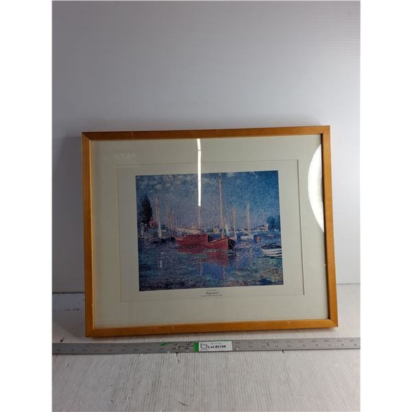 Framed With Glass And Matted Art Print  21  x 16.5 