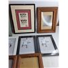Image 3 : .(9) Assorted Picture Frames 5"x7"/ 8"x10"