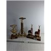 (4) Car Racing Trophies 10" - 15"