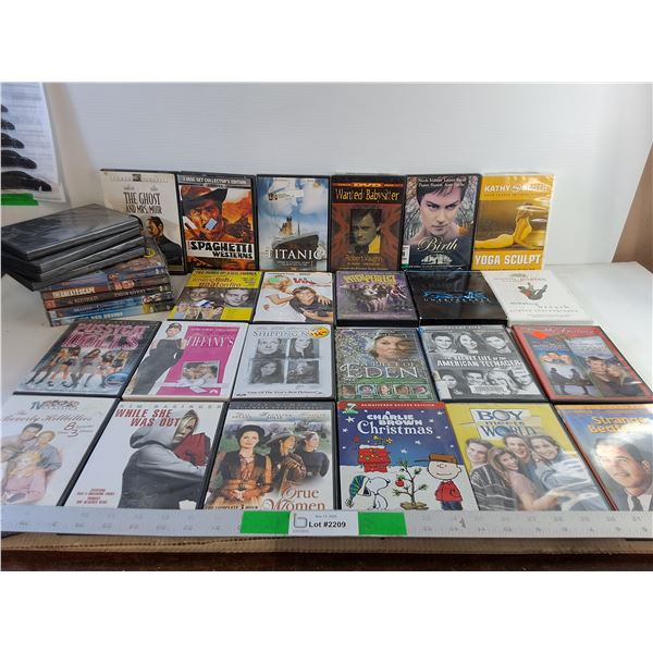 DVDs Various - (5) Sealed & (27) Unsealed