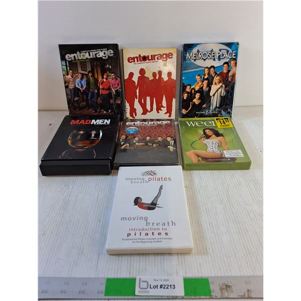 Various Used DVD sets, Used Pilates DVD