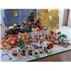 Image 1 : Bin of Various Christmas Decorations, String Lights, Ornaments, Gift Bags, Garland - Untested,Cannot