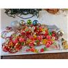 Image 6 : Bin of Various Christmas Decorations, String Lights, Ornaments, Gift Bags, Garland - Untested,Cannot