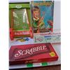 Image 1 : Board Games- Hang On Harvey!, Scrabble, Monopoly -As Is