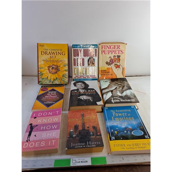 Books (9) Fiction & Non Fiction, How To- As Is