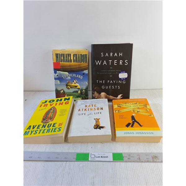 Books (2) Hardcover, (3) Paperback -