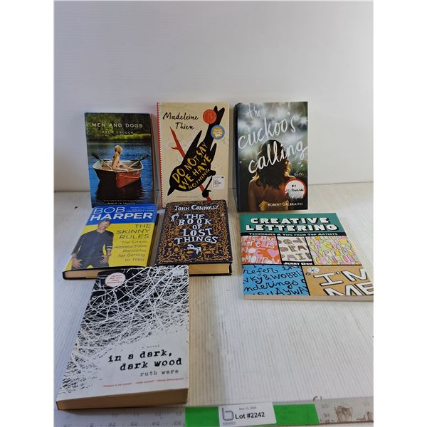 Books - (5) Hardcover , (2) Paperback -