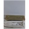 Image 2 : Bedding - Full Mattress Cover, King Duvet Cover Taupe - Appear Unused