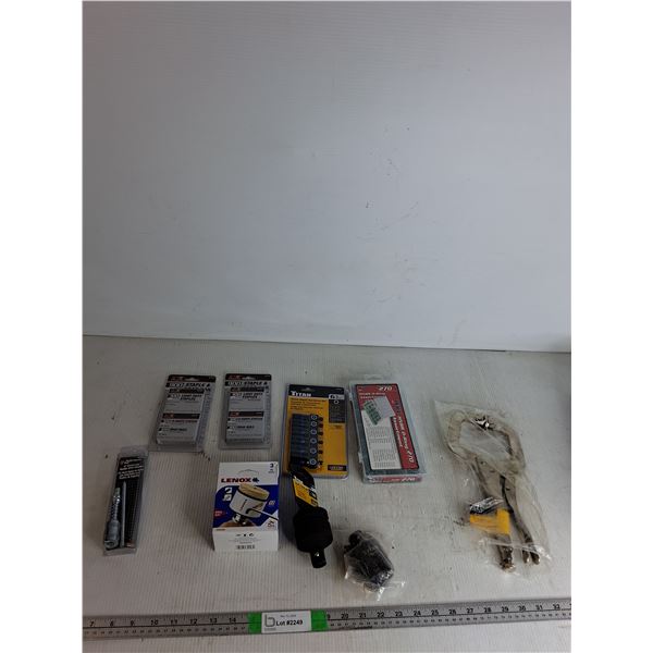 (2) 900 Staples & Brad Nails, Metric Impact Nut Driver Set, HNBR O-Ring Assortment, 4" Grease Gun, M