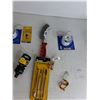 Image 3 : LED Flashlight, 2 3/8" Lenox Hole Saw, Blow Gun Relpacement Tip, Wire Brush, Misc