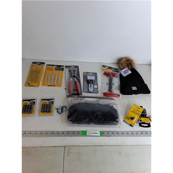 Pry Tool Spudger Set, Stainless Steel Tweezer Set, Hose Clamp Pliers, 3-Position,  LED Toque, Misc