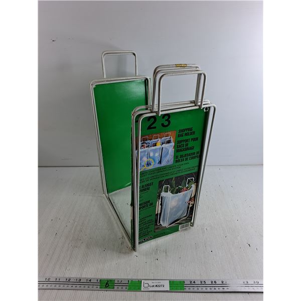 (3) Shopping Bag Holders 14" x 19" x 8", PICK UP