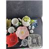 Image 6 : Tea Cup, Creamer, Ceramic Tea Pot, Bowls, Salt & Pepper Shakers, Misc