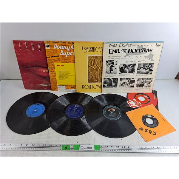 Vinyl Records - Walt Disney, Saskatchewan Lady, Scotti Brothers