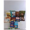 Image 1 : Books - Hockey Towns, Canadian Dictionary, Antique Trader Price Guide, Mini Chess Game