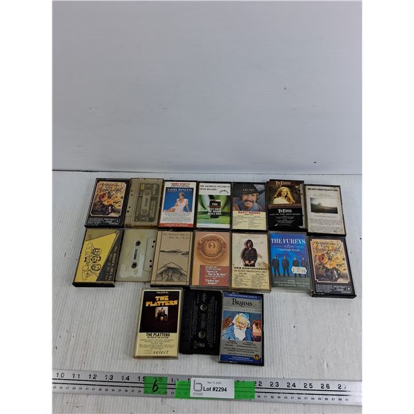 Various Audio Cassettes - The Platters, Marty Robbins, The Fureys & Dave Arthur