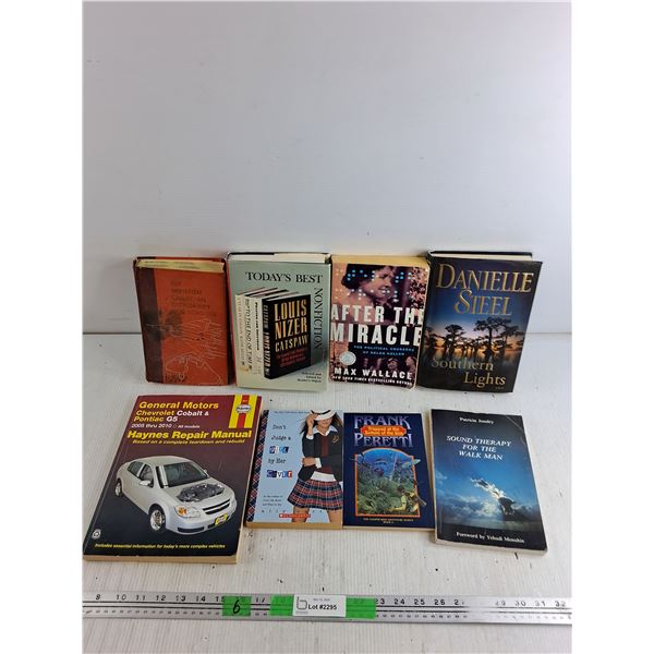 Books - Haynes Repair Manual, Danielle Steel, Frank Peretti