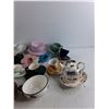 Image 4 : Ceramic Tea Cup & Saucer Decorations, Tea Candle Holders