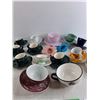 Image 5 : Ceramic Tea Cup & Saucer Decorations, Tea Candle Holders