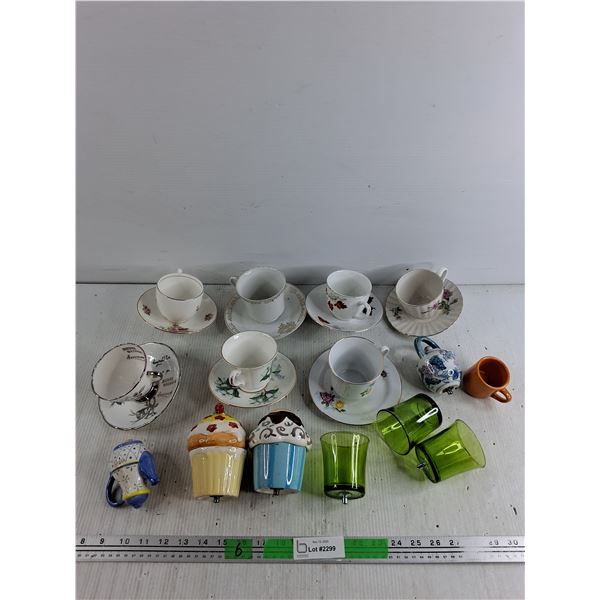 Various Ceramic Decorations & Tea Candle Holders