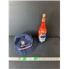 Image 1 : Roots Tilley Hat & Sydney 2000 Olympics Chardonnay Wine Botle