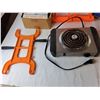 Image 4 : Superior Hot Plate- Powers On, (2) Doorknob Kits, VHS Tapes, Misc. Cannot Ship