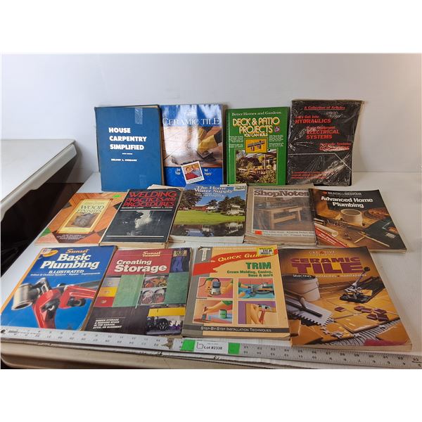 (9) How-to Books- Deck & Patio, Ceramic Tile, Welding, Misc.