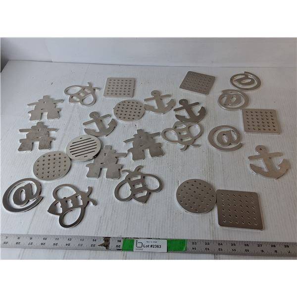 Miscellaneous Metal Laser Cutouts  up to 4"