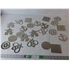 Image 1 : Miscellaneous Metal Laser Cutouts  up to 4"