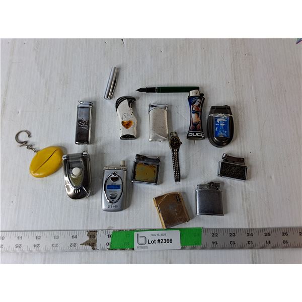 Lighters, Wrist Watch- As Is, Calligraphy Pen