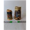 Image 1 : (2) Beer Steins Up to 7"